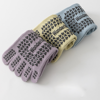 Logo personnalisé Chaussettes OEM Toe Yoga Personnaliser Cinq Doigts Toe Yoga Chaussette