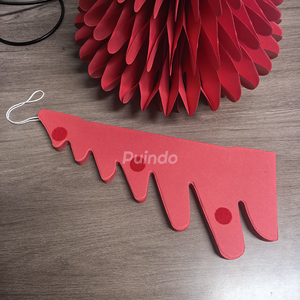 Ready to Ship Paper <strong>Christmas</strong> <strong>Tree</strong> High Quality Tabletop <strong>Christmas</strong> Decor 3D Honeycomb Xmas Ornaments Factory <strong>Clearance</strong> Sale - Product Image 2