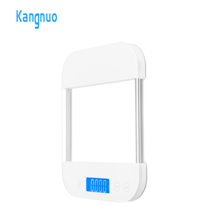 Báscula digital de cocina con pantalla LCD y cristal templado para medir alimentos. - Product Image 1