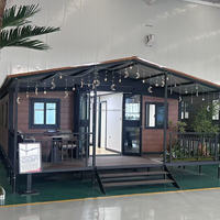Luxe 20ft Uitbreidbare Container Huis 2 Slaapkamer Moderne Oma Flat Trailer Met Snelle Installatie Stalen Constructie