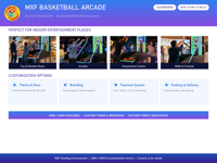 Fabricant de machines de basket-ball d'arcade, panneau LED, OEM, ODM, thème personnalisé
