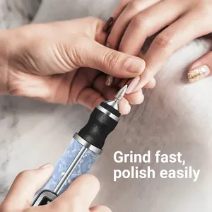 LINMANDA Professional Electric Nail Drill Machine Cordless Rechargeable 3 <b>Speed</b> Portable Efile for Thick Toenails Home Salon Kit - Product Image 6