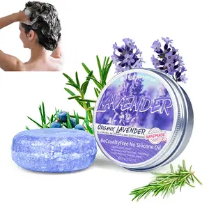 rivate Label Hair Care Hair Treatment Products Handmade 2 in 1 ROSEMARY TEA TREE ENERGY SHAMPOO BAR