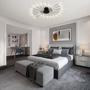 Luminaire de luxe léger pour salon, hall, plafond principal, salle à manger, chambre à coucher, feux d'artifice rotatifs, meubles lumineux - Product Image 6