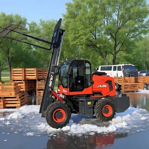 סינית 4wd 3.5 טון חיצוני מחוץ לכביש כל שטח מלגזה עם המלגזה עם מנוע epa דיזל פנימי - Product Image 5