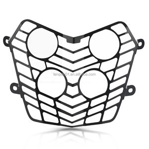 Accessoires de moto adaptés à <span class=keywords><strong>Yamaha</strong></span> TENERE700 <span class=keywords><strong>T700</strong></span> XTZ700 Filet de protection des phares en acier inoxydable modifié - Product Image 1