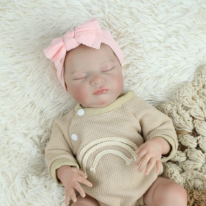 Muñeca <span class=keywords><strong>Reborn</strong></span> de Vinilo Auténtica de 19 Pulgadas (48 cm) para Recién Nacidos, Juguete Realista para Vestir y Venta al por Mayor - Product Image 2
