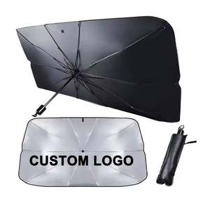 Custom Logo UV Protection Sun Shade Umbrella for Windshields of Various <b>Car</b> <b>Models</b> Windshield Portable <b>Car</b> Foldable Sunshades - Product Image 1