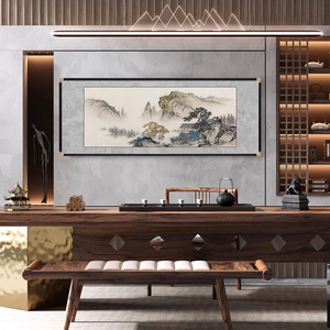 Noyau <span class=keywords><strong>de</strong></span> peinture <span class=keywords><strong>de</strong></span> soie <span class=keywords><strong>de</strong></span> peinture <span class=keywords><strong>de</strong></span> <span class=keywords><strong>paysage</strong></span> <span class=keywords><strong>chinois</strong></span> traditionnel, peinture décorative <span class=keywords><strong>de</strong></span> processus <span class=keywords><strong>de</strong></span> feuille d'or pour le bureau et l'usage à la maison - Product Image 5