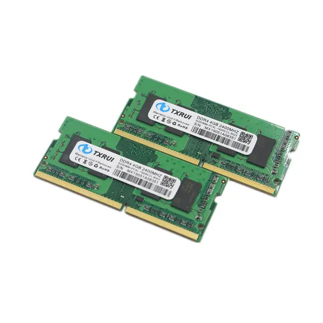 TXRUI حار بيع DDR4 واحد 2400MT/s PC4-19200 4GB SODIMM ذاكرة الوصول العشوائي
