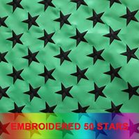 Personnalisez le drapeau afro-américain 3x5 pieds pour l'extérieur en nylon résistant à la décoloration drapeau national panafricain le plus durable