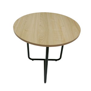 طاولة قهوة دائرية ثلاثية الأرجل بتصميم عصري بسيط لغرفة المعيشة من زيري - Product Image 1