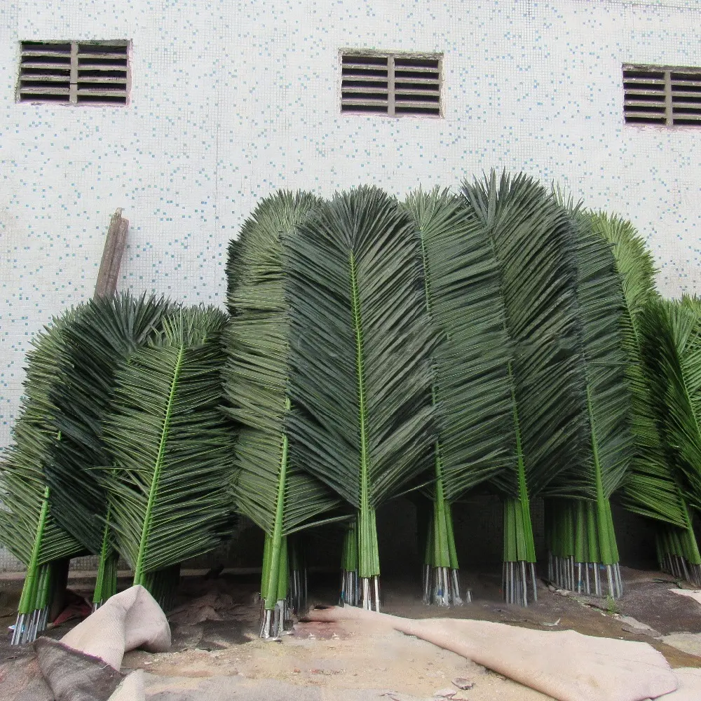 120 180 200cm long uv proof artificial fern artificial dry palm coconut tree leaves artificial