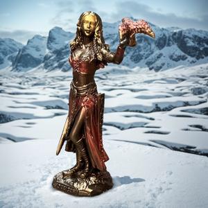 Figuras Personalizadas <span class=keywords><strong>de</strong></span> la Mitología Celta, Estatua <span class=keywords><strong>de</strong></span> la Diosa Guerrera Morrigan, Decoración <span class=keywords><strong>de</strong></span> Mesa, Productos Artesanales, Decoración del Hogar - Product Image 4