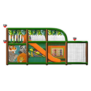 Equipe su Preescolar con Mini Autobuses de Juguete y Equipos de Juegos Interiores Suaves para Niños, para que Desarrollen Habilidades Sociales - Product Image 4