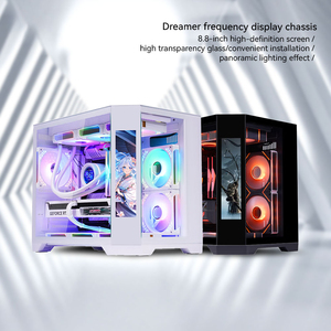 <span class=keywords><strong>Caja</strong></span> de <span class=keywords><strong>PC</strong></span> EATX, Torre Completa, Torre Media, Compatible con Juegos, Alto Flujo de Aire, Vidrio Templado, Chasis de <span class=keywords><strong>PC</strong></span> - Product Image 5