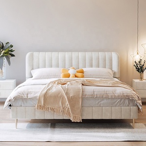 <span class=keywords><strong>Letto</strong></span> Matrimoniale Zayshine in Velluto Stile Retrò Francese, Modulare 1.5-1.8 Metri, Grande Dimensione per Hotel, Villa, Appartamento, <span class=keywords><strong>Letto</strong></span> Morbido - Product Image 4