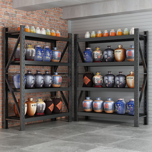 Conteneur à roulettes robuste en acier inoxydable moderne pour le stockage de marchandises, étagère d'entrepôt pour manteaux, pneus et usage en cuisine - Product Image 2
