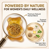 Suplemen Herbal OEM Permen Gummy Pengencang & Pembesar Pinggul & Bokong Vitamin MOQ Rendah Pabrik