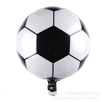 Ballons ronds de 18 pouces en forme de football, baseball, basketball, volley-ball, jouets pour enfants, ballons en feuille d'aluminium, vente en gros