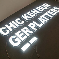 Panneau d'affichage extérieur à LED 3D Logo Prix pour les décorations de magasins et d'hôpitaux pour les parcs