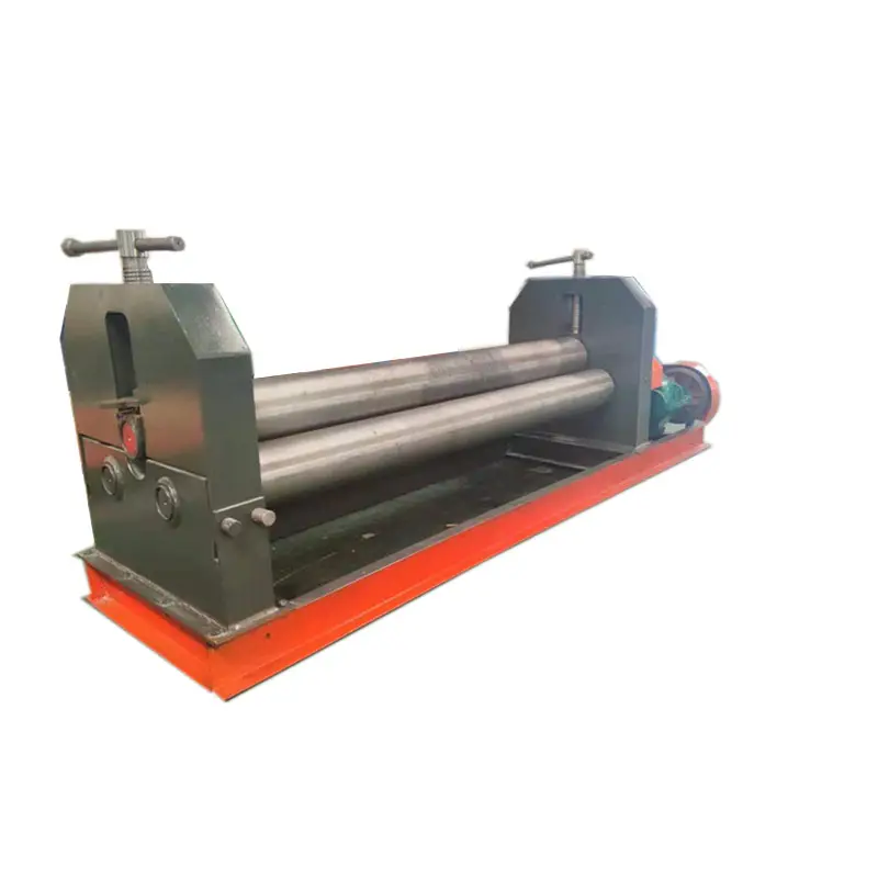 High Quality three-rollers Folding Machine W11K-8X1600 Mechanical Symmetrical For Metal Sheet Processing Bending Machine