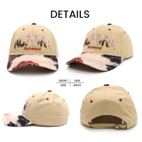 Casquette de baseball réglable de haute qualité à 6 panneaux avec logo brodé personnalisé OEM/ODM en gros, casquette de papa avec logo patch