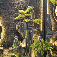 Fuente de Agua para Interiores Decoración de Hogar Cascada Artículos Decorativos para Hogar y Jardín Fuentes