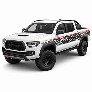 Kit de Gráficos Deportivos Negros y Rojos para Camionetas y SUVs, Calcomanías Laterales de Vinilo para Personalización Exterior - Product Image 1