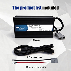 GSP Battery 56V 15A LiFePO4 Battery Charger 48V Lithium Iron Phosphate Fast Charger for RV EV Power Golf Cart Forklift - Product Image 6
