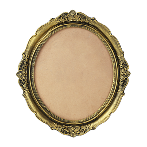 กรอบรูปไม้สีทองโบราณทรงกลมแบบเรียบง่าย ปี 2026 เป็นมิตรกับสิ่งแวดล้อม สไตล์ยุโรปย้อนยุค สำหรับตกแต่งห้องนั่งเล่น โชว์รูปภาพ - Product Image 3