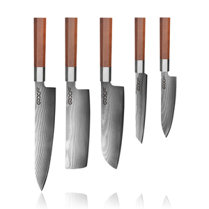 <span class=keywords><strong>Couteau</strong></span> Nakiri <span class=keywords><strong>Damas</strong></span> personnalisé de 7 pouces avec manche en bois de rose, <span class=keywords><strong>couteau</strong></span> de cuisine japonais super tranchant pour légumes - Product Image 5
