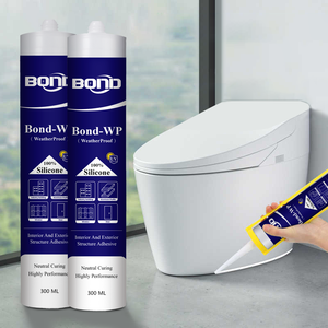 Scellant en <span class=keywords><strong>silicone</strong></span> acétoxy durable pour aquariums, piscines et zones humides avec une adhérence non toxique et durable - Product Image 2