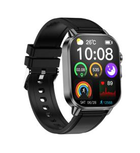 <span class=keywords><strong>ECG</strong></span>-monitor Smartwatch Extra lange batterijduur Oproep SMS Alarm Herinnering Hartslagmeter Heren Smartwatch ET571 - Product Image 2