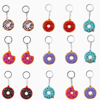 Envío Rápido, Llavero No Tóxico, Elegante, Novedoso, Bonito, Personalizado, Moderno, Flexible, con Diseño de Donut