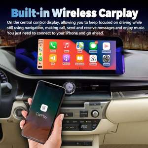 Autoradio Android 13 12,3 pouces pour Lexus ES ES300 ES250 ES350 ES300h 2012-2018 Carplay Auto Multimédia GPS Lecteur vidéo Stéréo - Product Image 6