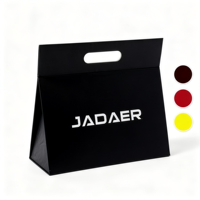 Boîte en carton rigide pliable écologique personnalisée avec logo du fabricant, fermeture magnétique et poignée pour le rangement des vêtements
