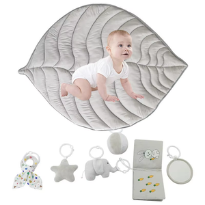Alfombra de actividades sensoriales ecológica para <span class=keywords><strong>bebés</strong></span> con juguetes, nido para recién nacidos, cama acolchada para <span class=keywords><strong>bebés</strong></span>, gimnasio de juegos para <span class=keywords><strong>bebés</strong></span> - Product Image 3