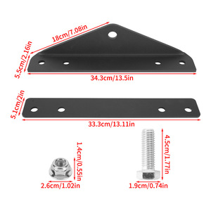 Kit de gancho de remolque para cortacésped de giro cero, gancho de remolque de acero de 1/4 de pulgada de grosor para cortacésped Toro - Product Image 1