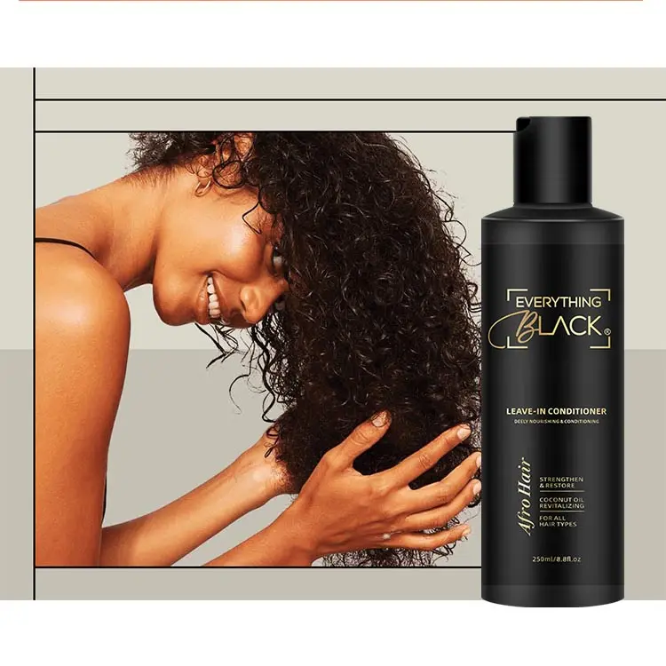 EVERYTHINGBLACKยี่ห้อ4b 4c Afro Hair Moisturizing Smoothing Leave In Conditionerสำหรับผมไม่มีSultfate