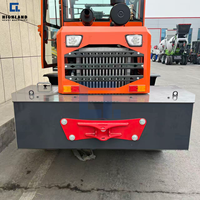 Chariot élévateur tout-terrain logistique, chariot élévateur 4x4 de 5 tonnes pour usage extérieur en entrepôt