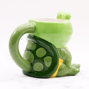 Горячая Распродажа, 3D Керамическая кофейная кружка в форме черепахи для сублимации - Product Image 3