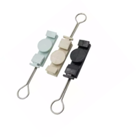 Apt harga pabrik Ftth s-type Dead End Clamp Set serat optik Drop kabel jenis Drop penjepit/meja klem untuk 5mm kabel Drop