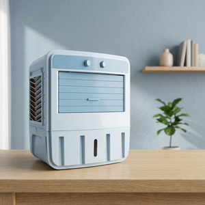 Refroidisseur d'air de fenêtre robuste de 60 L avec puissant flux d'air de 40 pieds et grand réservoir d'eau pour la maison, le bureau et l'usage commercial - Product Image 1