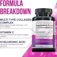 Capsules de collagène marin en peptides, 60 pièces, complément de collagène blanchissant pour les cheveux, la peau et les ongles