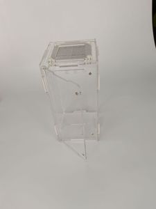 Lồng Bò Sát Bằng Nhựa Acrylic Với Lưới Và Cửa Từ Tháo Rời Acrylic Bò Sát Hồ Cạn Cầu Nguyện Bọ Ngựa Trường Hợp Trung Chuyển - Product Image 5