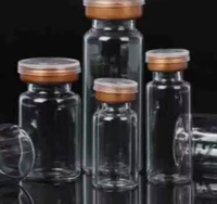 Petites fioles en verre anti-UV ambrées pour protéger l'activité de la poudre lyophilisée sensible à la lumière