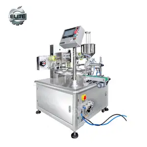 Stainless Steel Automatic Yogurt Sealing Capping Rotary Cup Filling Machine