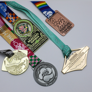 Medalla de Metal 3D con Forma de Estrella en Relieve, Estilo Vintage, Directo de Fábrica, para Corredores y Equipos - Product Image 4