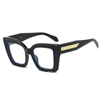 Lunettes de vue photochromiques anti-lumière bleue pour femmes, style européen et américain, imprimé léopard, monture large, nouvelle collection, livraison rapide